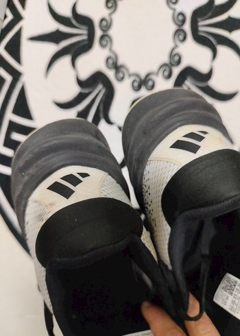 Erkek Beyaz Gri Yılan Desenli Spor Ayakkabı - Görsel 5