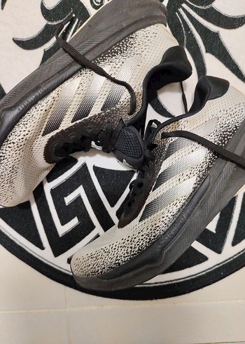 Erkek Beyaz Gri Yılan Desenli Spor Ayakkabı - Görsel 7