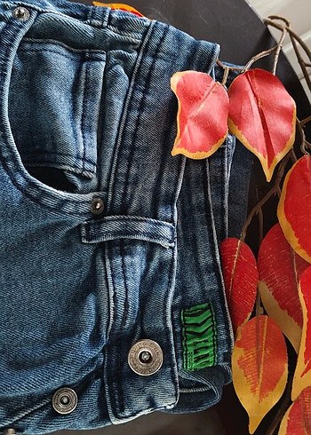 Düğmeli Mavi Jean - Görsel 6