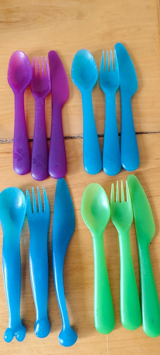 Renkli Çocuk Çatal Kaşık Bıçak Seti - Görsel 3
