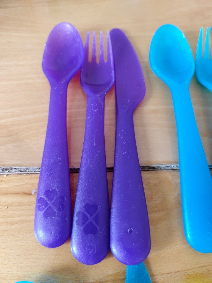 Renkli Çocuk Çatal Kaşık Bıçak Seti - Görsel 5