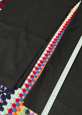 Siyah Kumaş Pantolon 2 adet büyük beden - Görsel 11