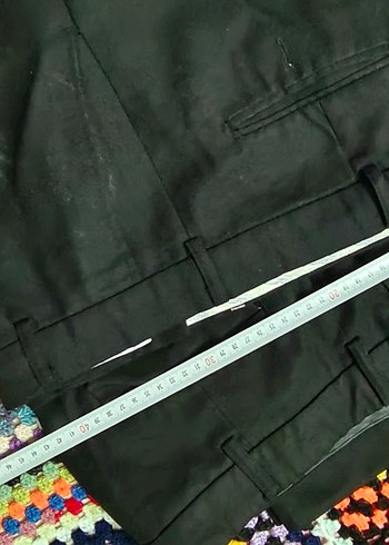 Siyah Kumaş Pantolon 2 adet büyük beden - Görsel 5