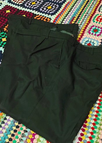 Siyah Kumaş Pantolon 2 adet büyük beden - Görsel 9