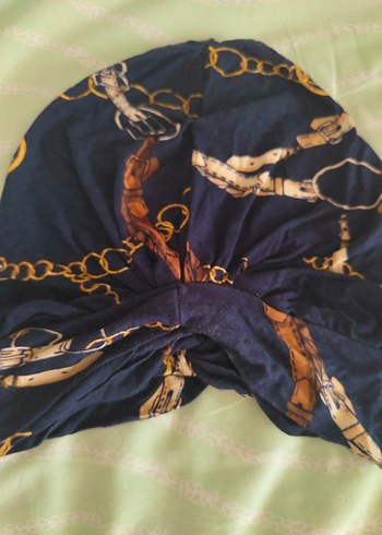 Bohem Tarzı Mavi Kadın Fular - Görsel 3