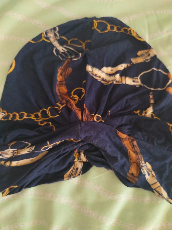 Bohem Tarzı Mavi Kadın Fular - Görsel 3