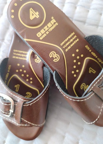 Kahverengi Tokalı Kadın Dolgu Topuk Terlik - Görsel 3