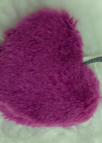 Mor Kürklü Kalp iğnelik - Görsel 3