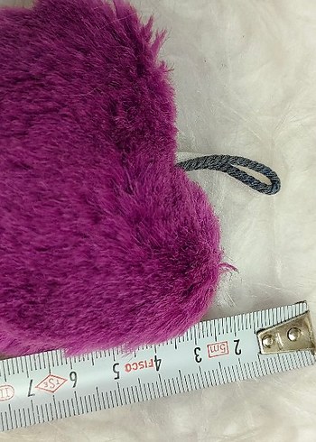 Mor Kürklü Kalp iğnelik - Görsel 2