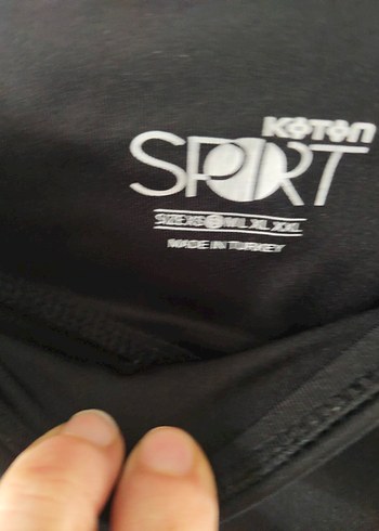 Siyah Kadın Spor Tayt Velcro Detaylı - Görsel 3