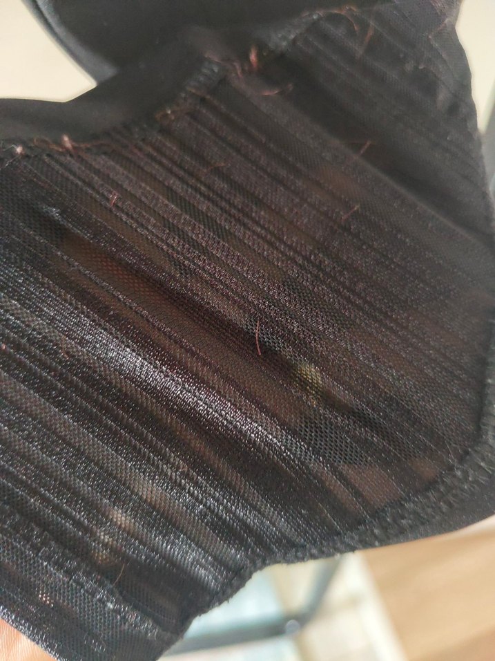 Siyah Kadın Spor Tayt Velcro Detaylı - Görsel 4