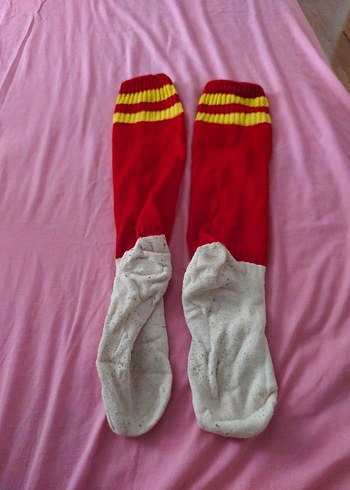 Erkek fotbol Kırmızı Çorap - Görsel 3