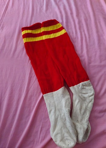 Kırmızı Sarı Çizgili Erkek Çorapları - Görsel 6