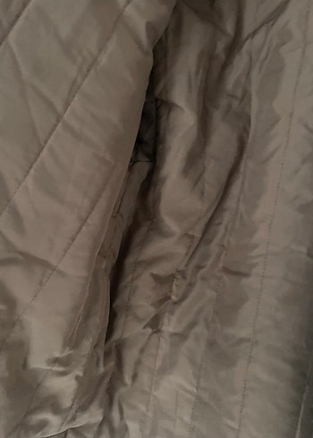 Kahverengi Ekoseli Kürklü Kadın Ceket - Görsel 6