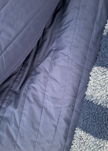 Mavi Kareli Düğmeli Ceket - Görsel 5