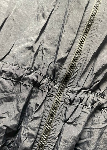 Siyah dizüstü Fermuarlı Kadın Yağmurluk - Görsel 3