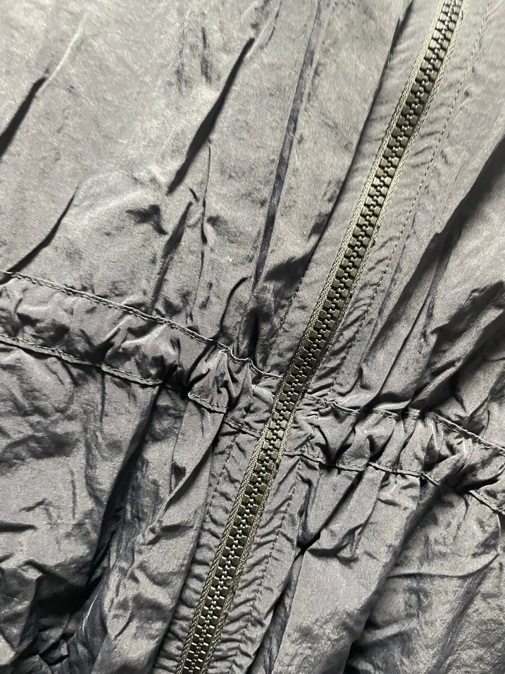 Siyah dizüstü Fermuarlı Kadın Yağmurluk - Görsel 3