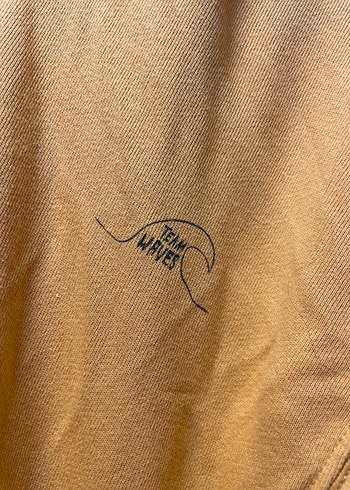 Turuncu Kapüşonlu Kadın Sweatshirt - Görsel 4