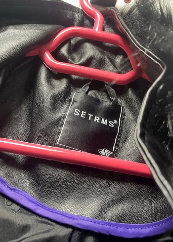 Kadın Siyah Deri Uzun Kürklü Ceket - Görsel 5