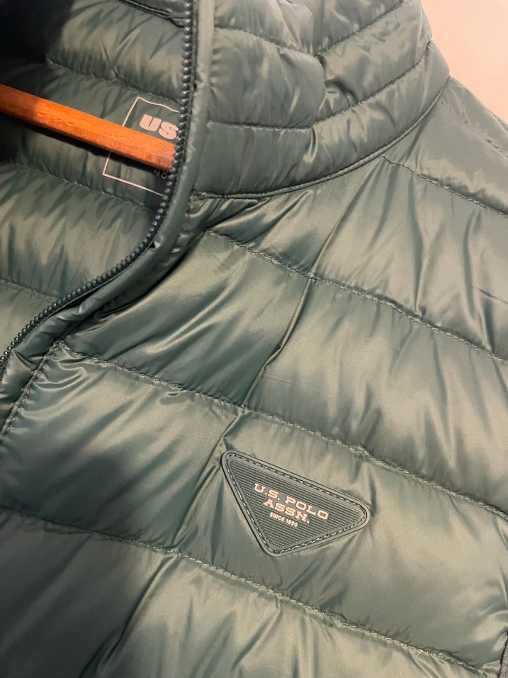 Koyu Yeşil Fermuarlı Erkek Yelek - Görsel 2