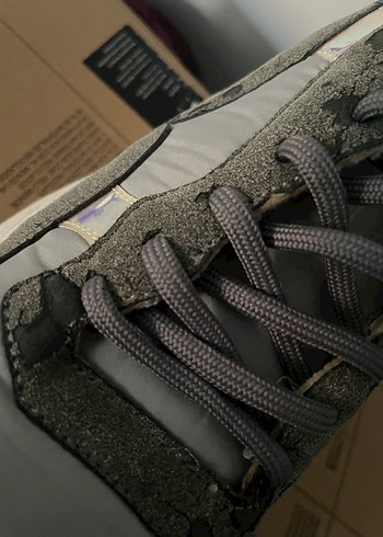 Gri Platform Topuklu Kadın Spor Ayakkabı - Görsel 6