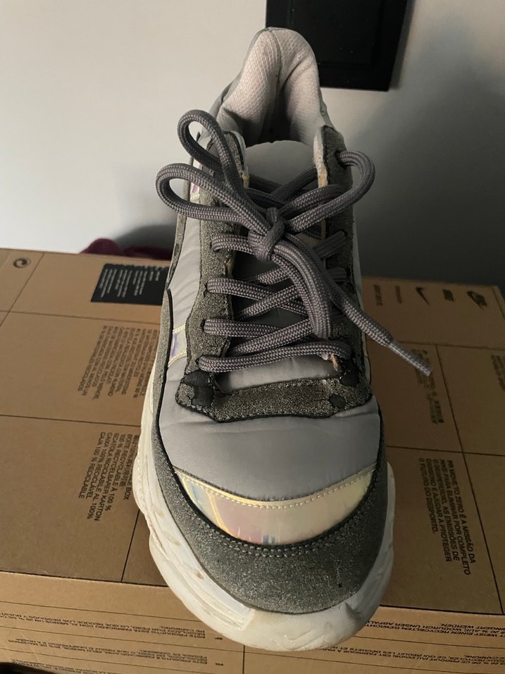 Gri Platform Topuklu Kadın Spor Ayakkabı - Görsel 5