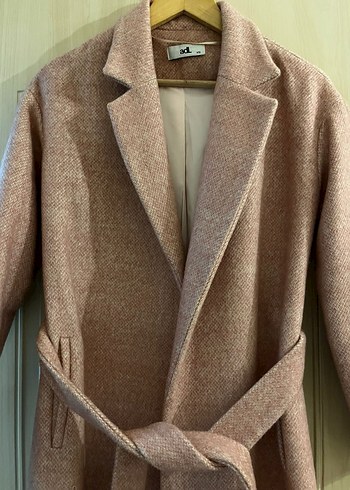 Adl Kahverengi Kuşaklı Uzun Yün Kadın Kabanı - Görsel 3