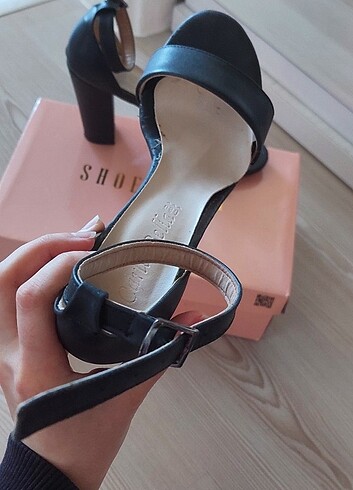 Tek bant topuklu ayakkabı  - Görsel 6