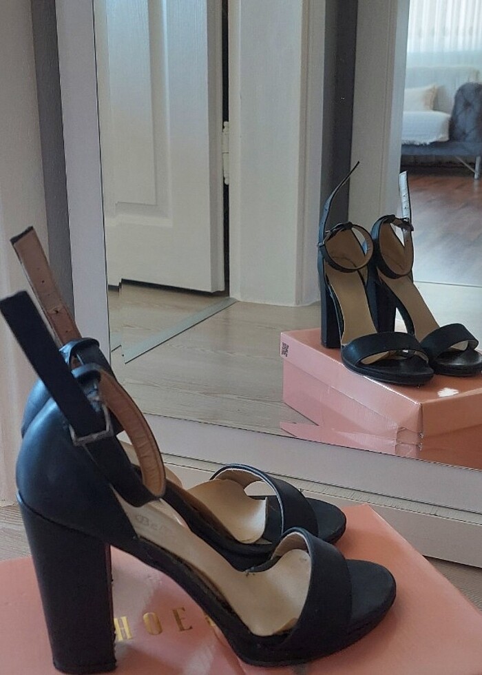 Tek bant topuklu ayakkabı  - Görsel 3