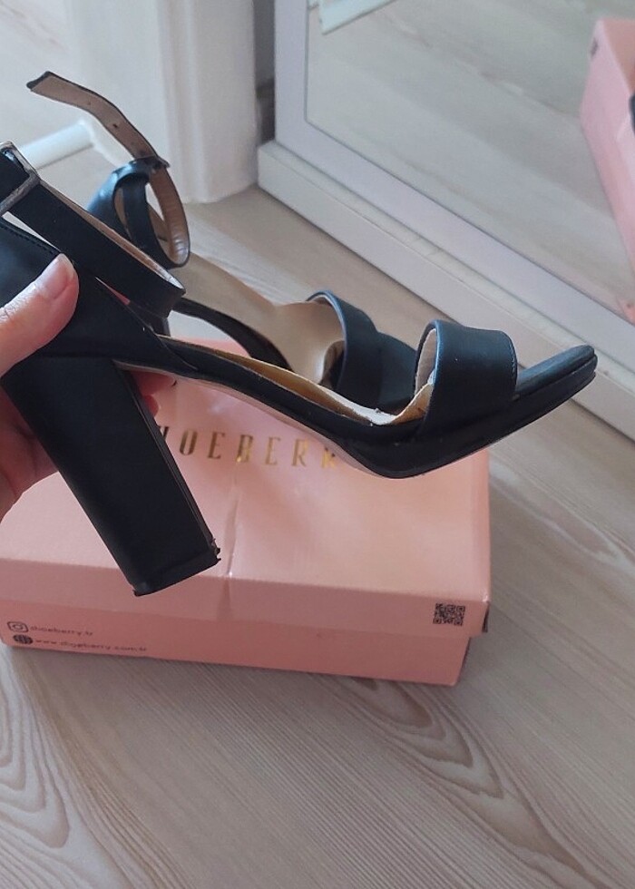 Tek bant topuklu ayakkabı  - Görsel 4