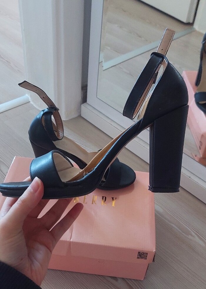 Tek bant topuklu ayakkabı  - Görsel 5