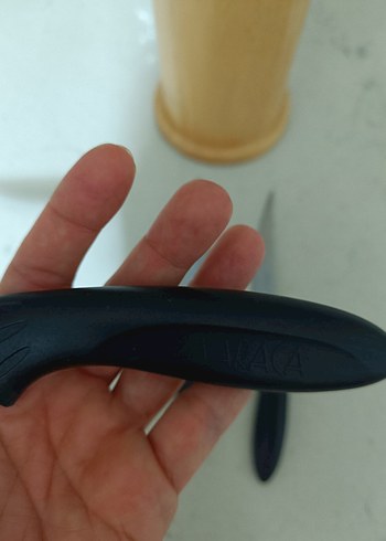 Siyah Saplı Bıçak Seti ve Ahşap Stand - Görsel 2