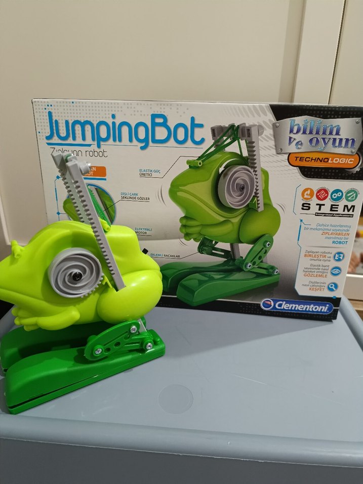 Renkli STEM JumpingBot Eğitim Oyuncağı - Görsel 2