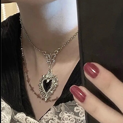 Diğer Goth Kalp Kolye