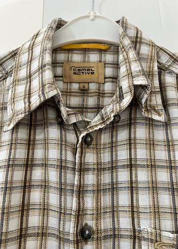 CAMEL ACTİVE Erkek Kısa Kollu Ekose Gömlek - Görsel 3