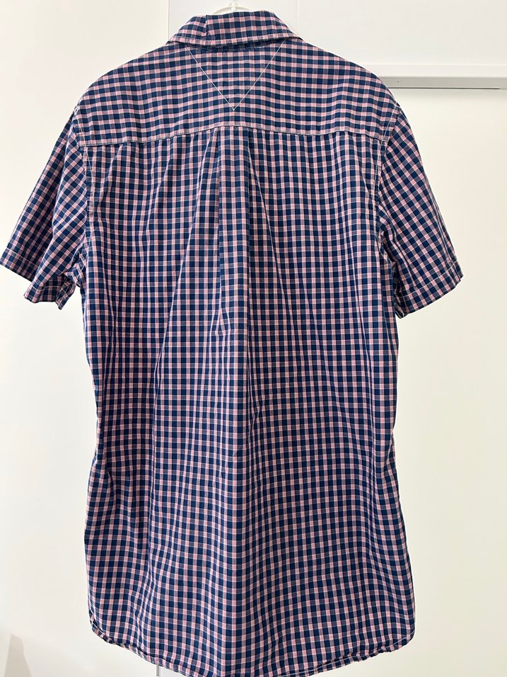 TOMMY HILFIGER ERKEK Kısa Kollu Düğmeli Pamuklu Gömlek - Görsel 3