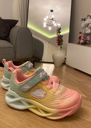 Skechers ışıklı kız çocuk spor ayakkabı - Görsel 3