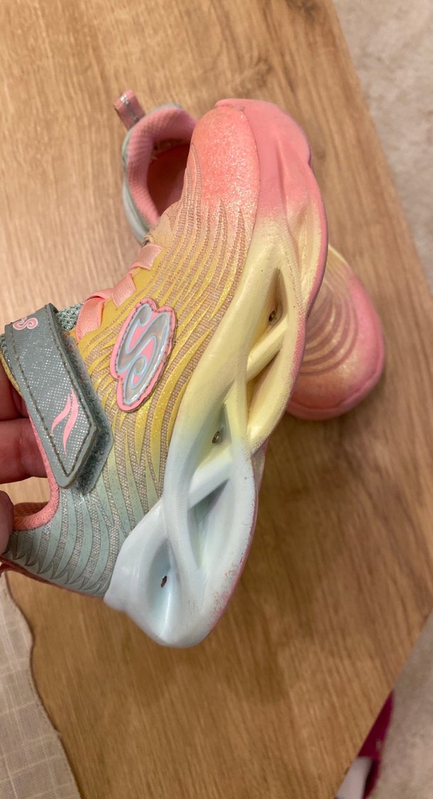 Skechers ışıklı kız çocuk spor ayakkabı - Görsel 5