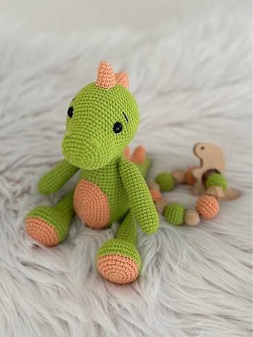  Beden Renk Amigurumi baby dino