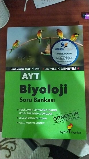 Ayt biyoloji aydın yayınları