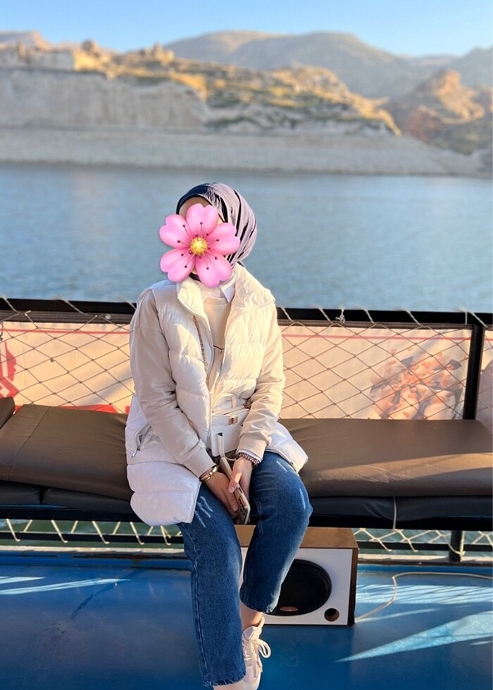 Beyaz şişme yelek - Görsel 3