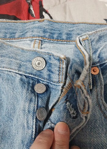 Kadın Mavi Bol Kesim Denim Jean - Görsel 3