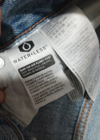 Kadın Mavi Bol Kesim Denim Jean - Görsel 4