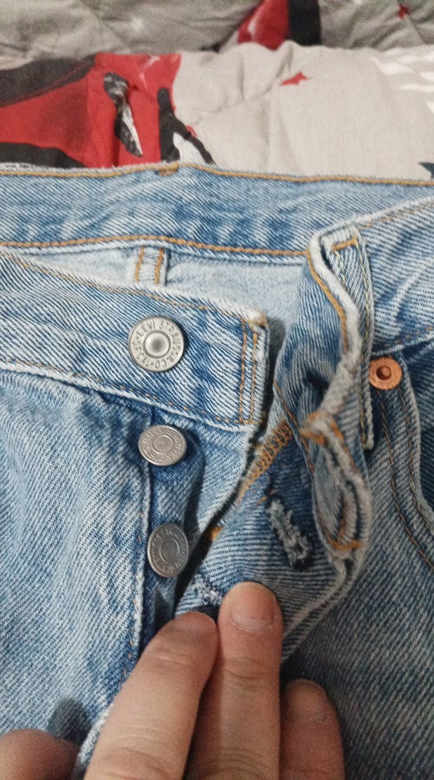 Kadın Mavi Bol Kesim Denim Jean - Görsel 3