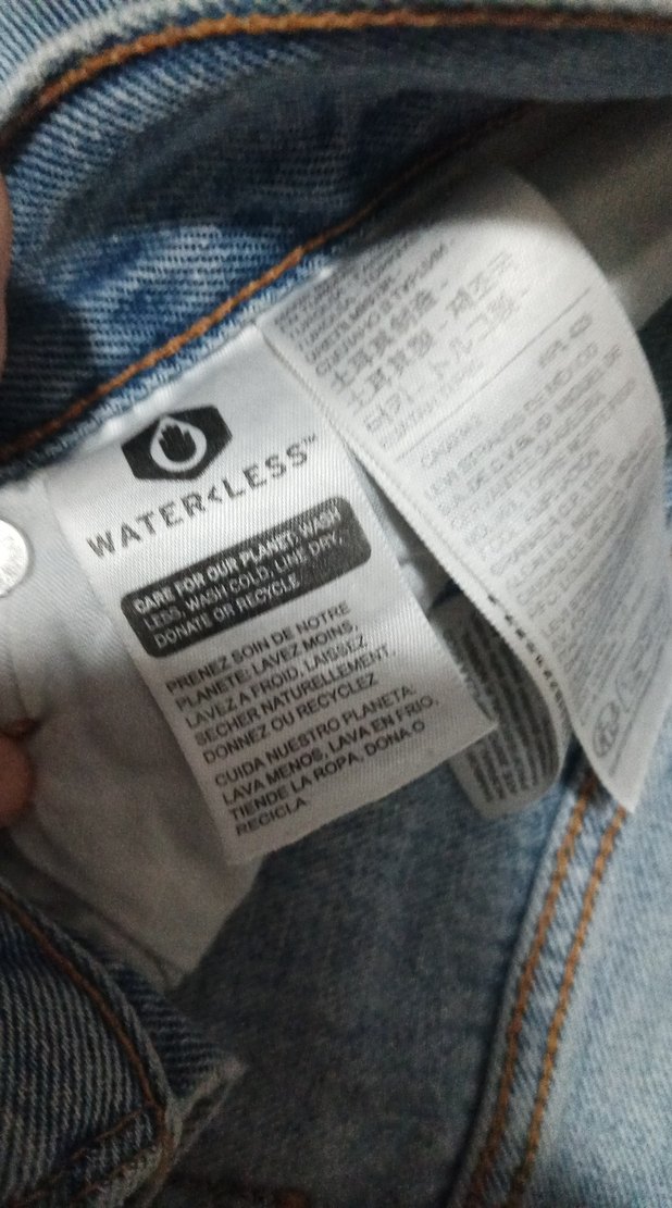 Kadın Mavi Bol Kesim Denim Jean - Görsel 4