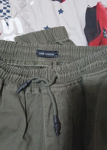 Kadın Gri Kamuflaj Kemerli Rahat Pantolon - Görsel 4