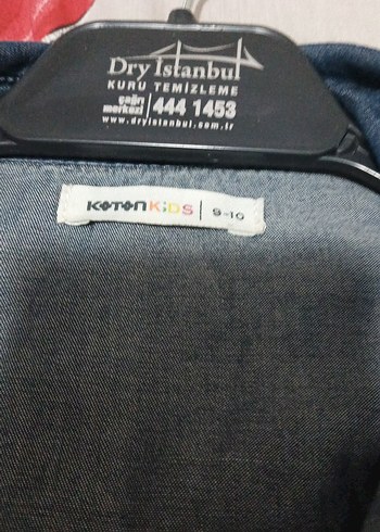 erkek çocuk Mavi Denim Düğmeli Ceket - Görsel 3