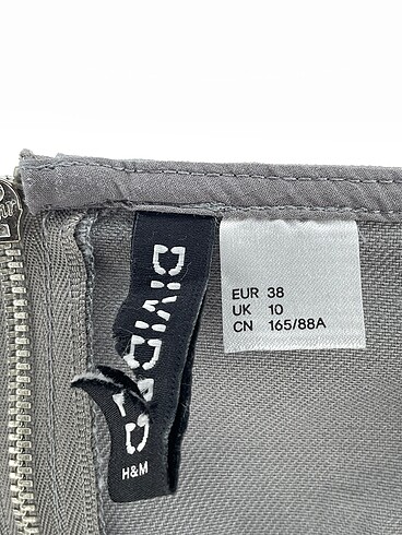 38 Beden gri Renk H&M Kısa Elbise %70 İndirimli.