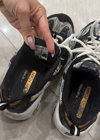 Gri Yılan Desenli Kadın Spor Ayakkabı - Görsel 4