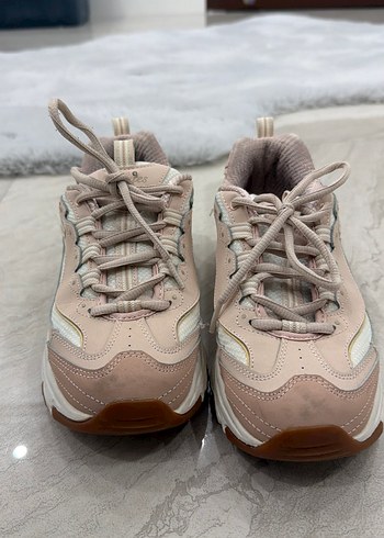 Bej Renkli Platform Topuklu Kadın Spor Ayakkabı - Görsel 2